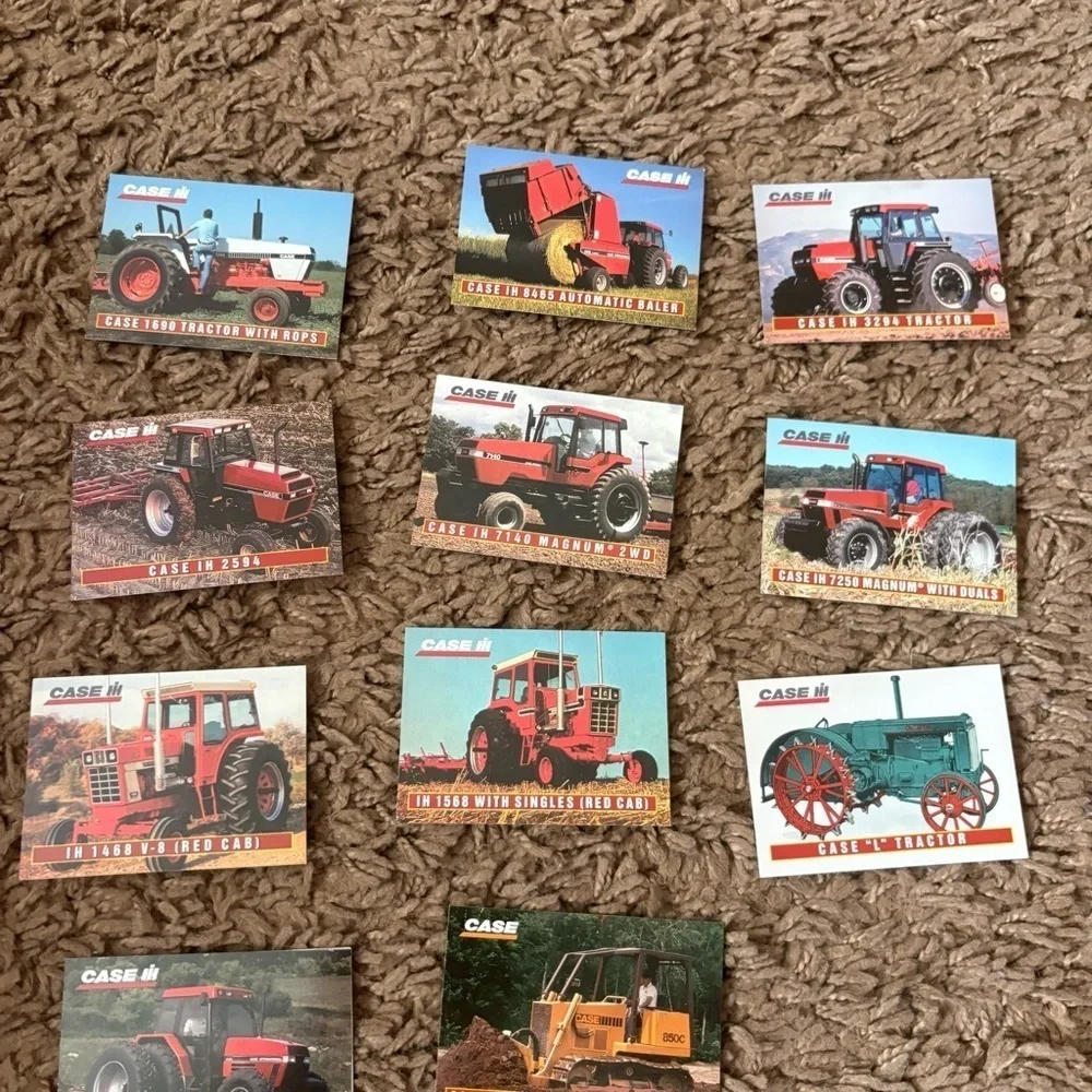 Ertl Harvest Heritage Trading Cards Case Corp Tractor Farming Agriculture